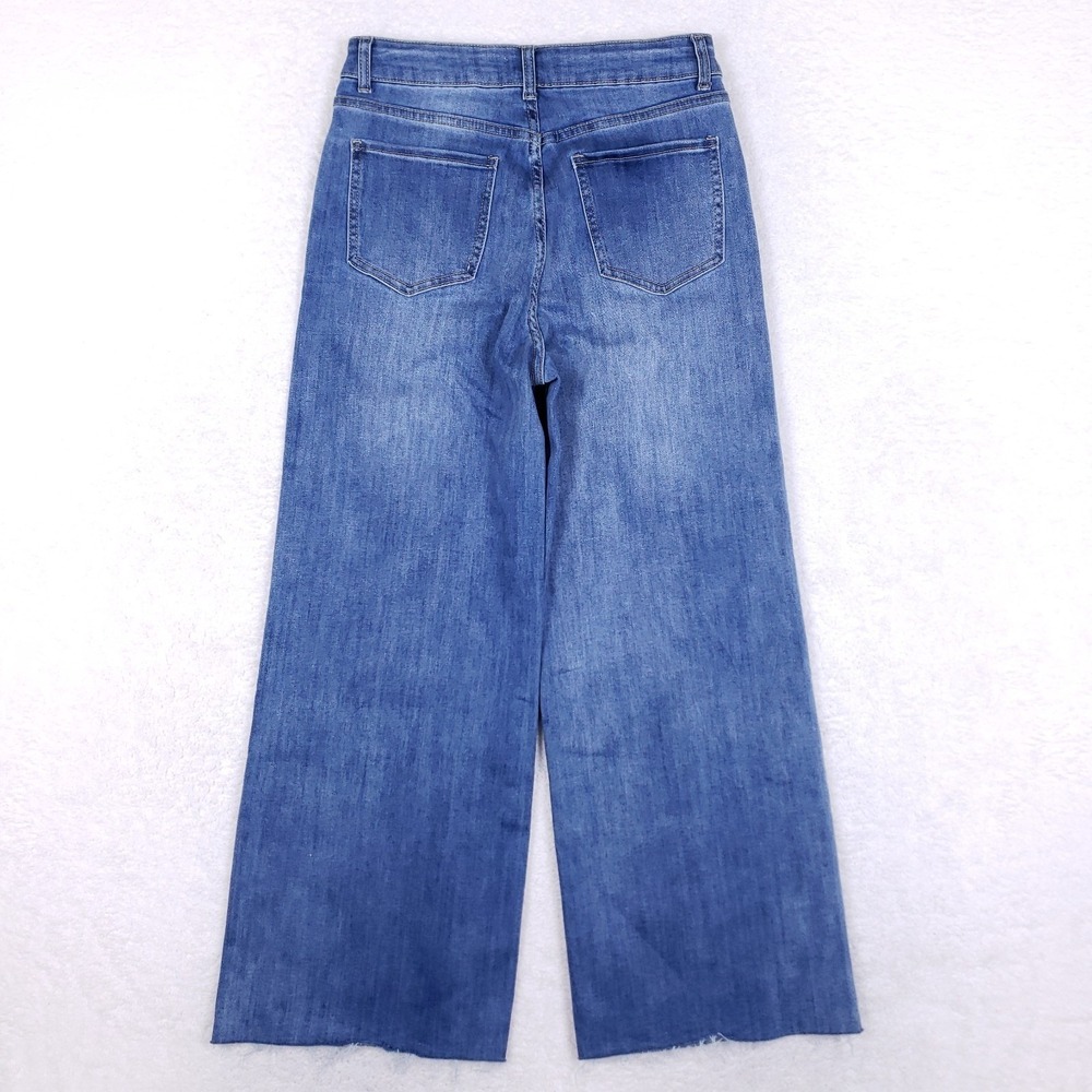 Pink Lily Blue Wide Leg Jeans - Picture 9 of 10